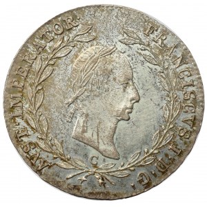 Austria, Franciszek I, 20 krajcarów 1830