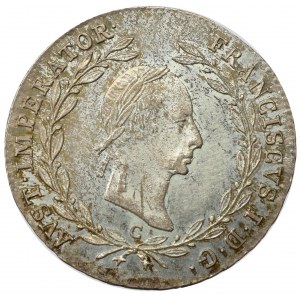 Austria, Franz I, 20 kreuzer 1830