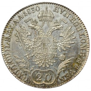 Austria, Franz I, 20 kreuzer 1830