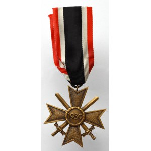Niemcy, III Rzesza, Krzyż Zasługi Wojennej (KVK) 2 klasy z mieczami