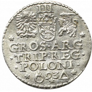 Sigismund III, 3 groschen 1593, Marienburg