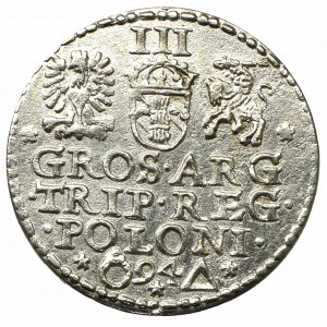 Sigismund III Vasa, 3 groschen 1594, Marienburg