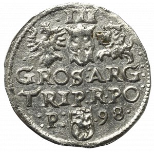 Sigismund III, 3 groschen 1598, Posen