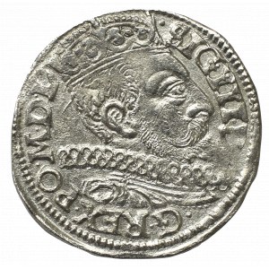 Zygmunt III Waza, Trojak 1597, Poznań - NIEOPISANE POPIERSIE