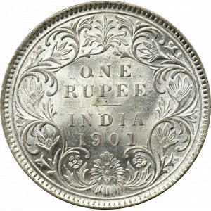 British India, 1 rupee 1901, Mumbay