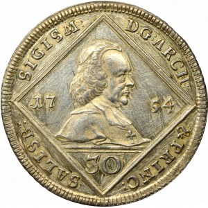 Austria, Biskupstwo Salzburg, Zygmunt von Schrattenbach, 30 krajcarów 1754