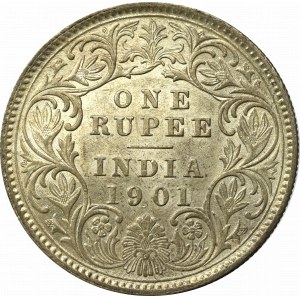 British India, 1 rupee 1901, Calcutta