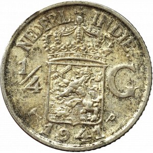 Netherlands India, 1/4 gulden 1941