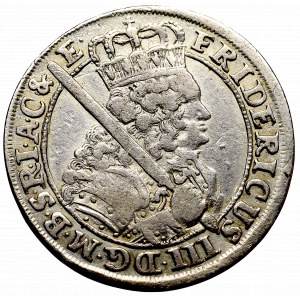 Germany, Preussen, Friedrich III, 18 groschen 1700, Konigsberg