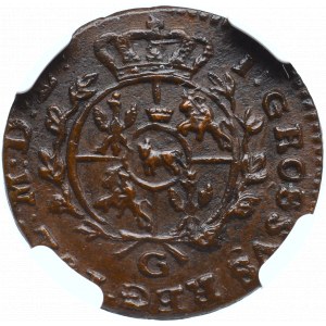 Stanislaus Augustus, Groschen 1768 G - NGC MS61