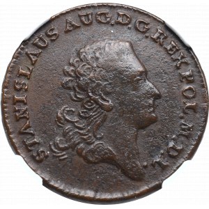 Stanislaus Augustus, 3 groschen 1766 g - NGC AU Det.