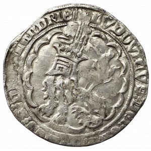 Niderlandy, Flandria, Ludwik von Male (1346-1384), Grosz podwójny