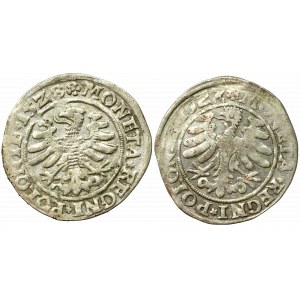 Sigismund I the Old, Lot of groschen 1527 and 1528 Cracow
