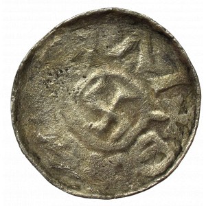 Bolislaus III as Duke of Schlesien, Denarius without date, Breslau (before 1107)