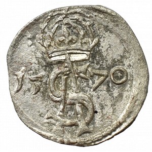 Sigismund II Augustus, 2 denarii 1570, Vilnius