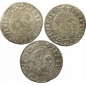 Germany, Preussen, Lot of groschen 1538-42