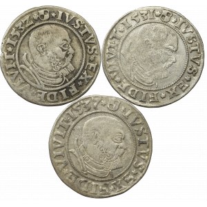 Germany, Preussen, Lot of groschen 1531-37