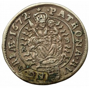 Hungary, Leopold I, 6 kreuzer 1672