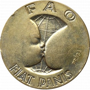 PRL, 10 złotych 1971 FAO - Próba CuNi