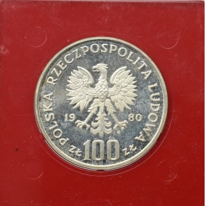 PRL, 100 złotych 1980 Olimpiada - Próba