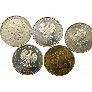 PRL, Zestaw monet srebrnych