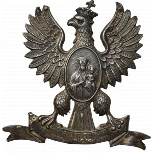 Volksrepublik Polen, Plakat Adler am Band mit Medaillon Mutter Gottes 1946