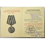 PRL, Zestaw medal Za Odrę Nysę Bałtyk i medal zwycięstwa ZSRR - dla jednej osoby