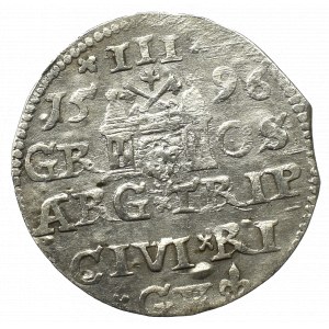 Sigismund III, 3 groschen 1596, Riga