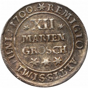 Niemcy, Brunszwik-Wolfenbüttel, K12 grosze maryjne 1700