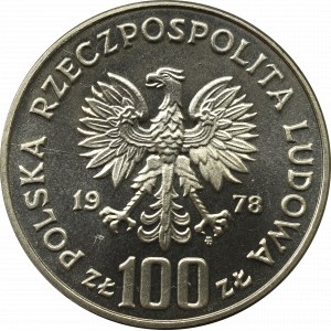 PRL, 100 złotych 1978 Korczak - Próba