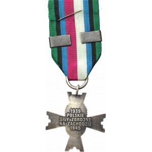 PSZnZ, Krzyż czynu bojowego PSZnZ z okuciem Maiche-St. Hippolyte + legitymacja