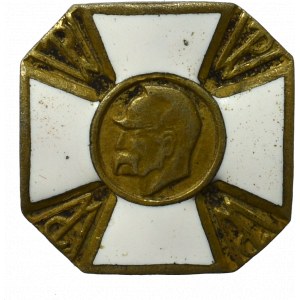 II RP, Miniatura Odznaki komendanckiej Przysposobienia Wojskowego - Buszek Lwów