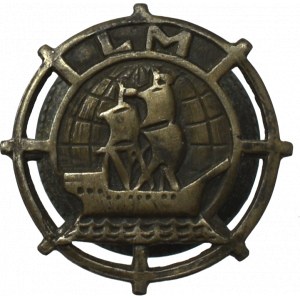 II RP, Miniatura odznaki Ligi Morskiej i Kolonialnej, Łaszczewski Łódź