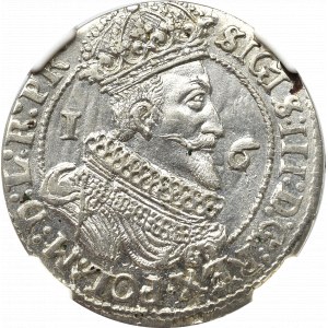 Zygmunt III Waza, Ort 1625, Gdańsk - PR NGC AU58