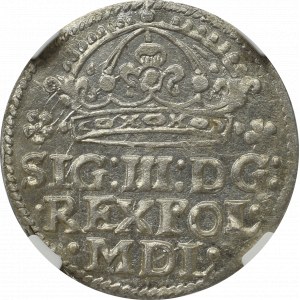 Zygmunt III Waza, Grosz 1614, Kraków - NGC MS63