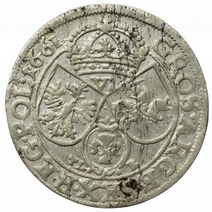John II Casimir, 6 grosche 1661, Cracow