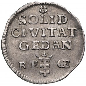 Germany, Saxony, Friedrich August II, Schilling 1763, Danzig - pure silver