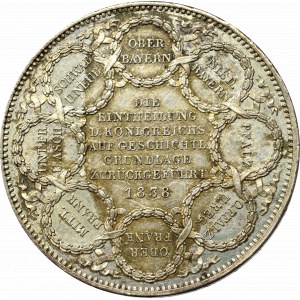 Germany, Bayern, Ludwig I, 2 taler 1838