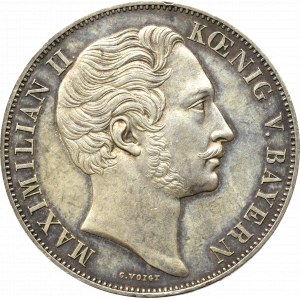 Germany, Bavaria, Taler = 2 gulden 1855