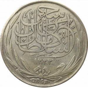 Egypt, 20 piastres 1917