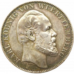 Germany, Wurttemberg, Thaler 1871