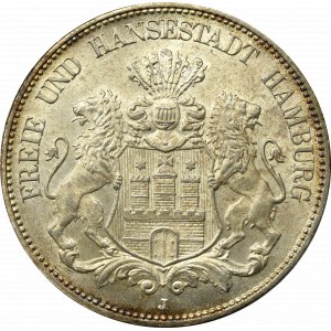 Germany, Hamburg, 5 mark 1903