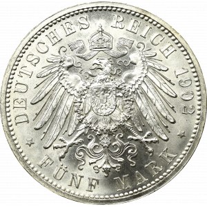 Germany, Baden, 5 mark 1902