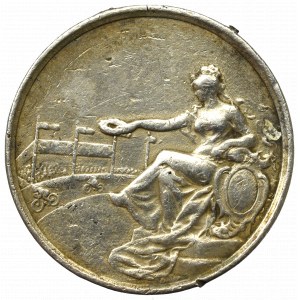 Polska, Medal srebrny PKC Zawody cyklistyczne 1906 - srebro