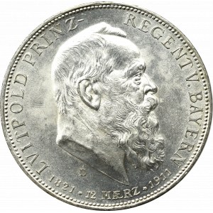 Germany, Bayern, 5 mark 1911