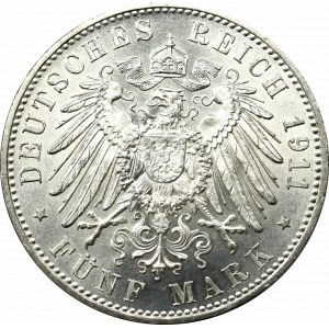 Germany, Bayern, 5 mark 1911