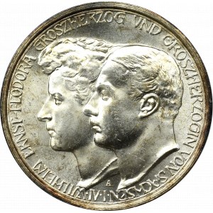 Niemcy, Saksonia, Wilhelm Ernest, 3 marki 1910