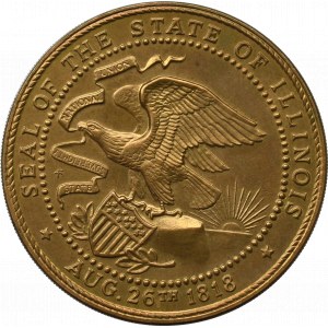 USA, Illinois Medal 1968
