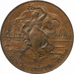 France, Medal Exhibition d'Anvers 1894