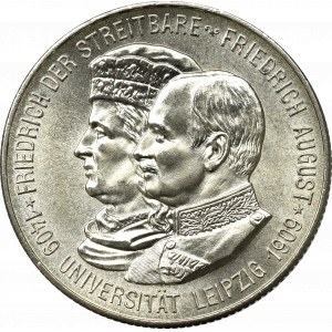 Germany, 2 mark 1909 500 years of Leipzig University